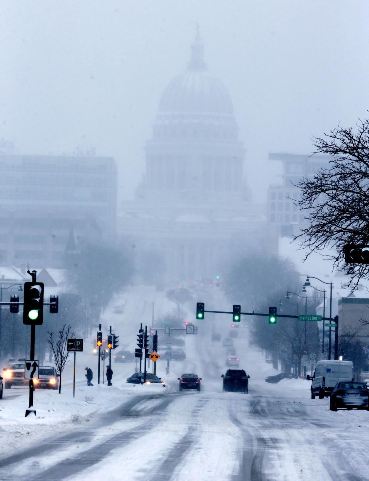 Photos Big winter storm system hits Madison