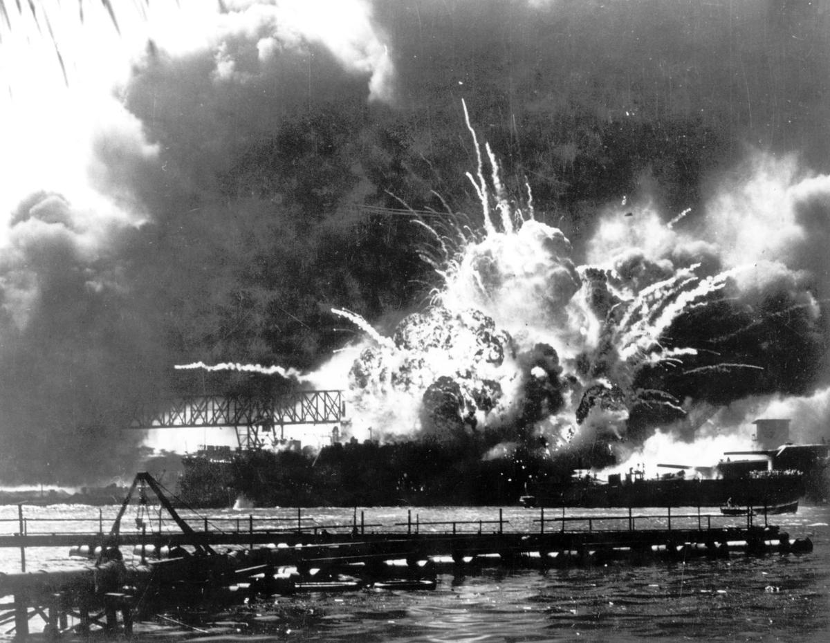 Pearl Harbor Attack USS SHAW (copy)