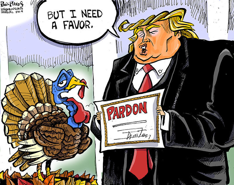 Hands on Wisconsin: Trump might pardon a turkey this year