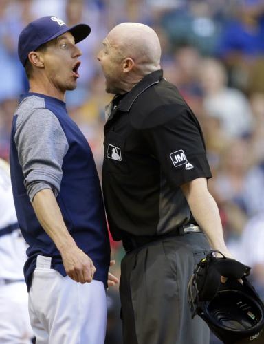 Craig Counsell, Ryan Braun ejected in Brewers' loss to Phillies