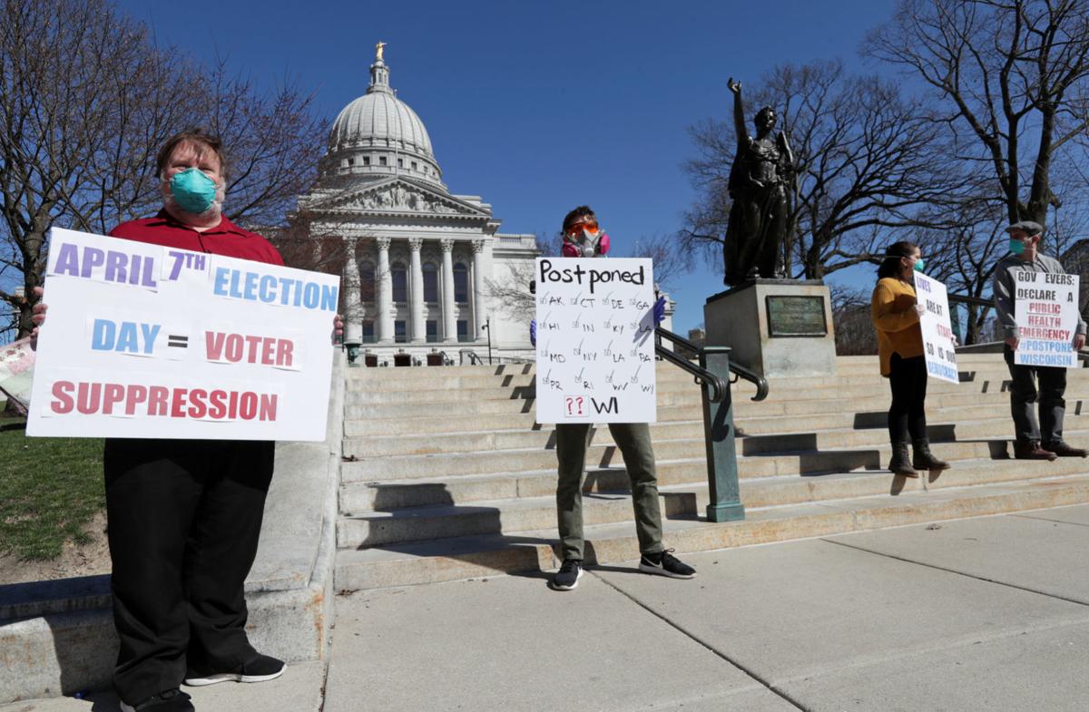 Despite challenges and concerns, Wisconsin trudges on to Tuesday ...