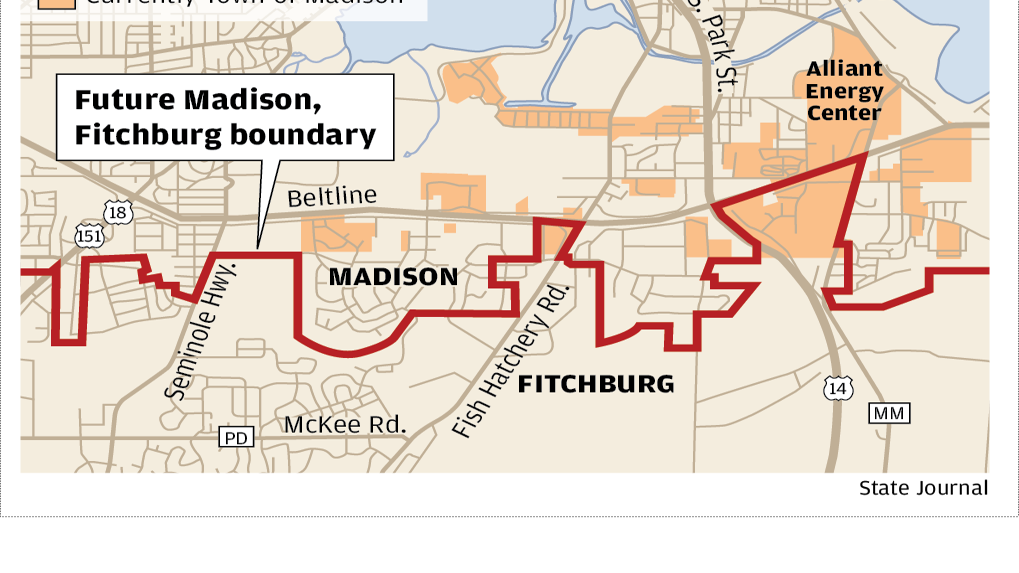Where's the Town of Madison, what's an 'attachment' and how will the