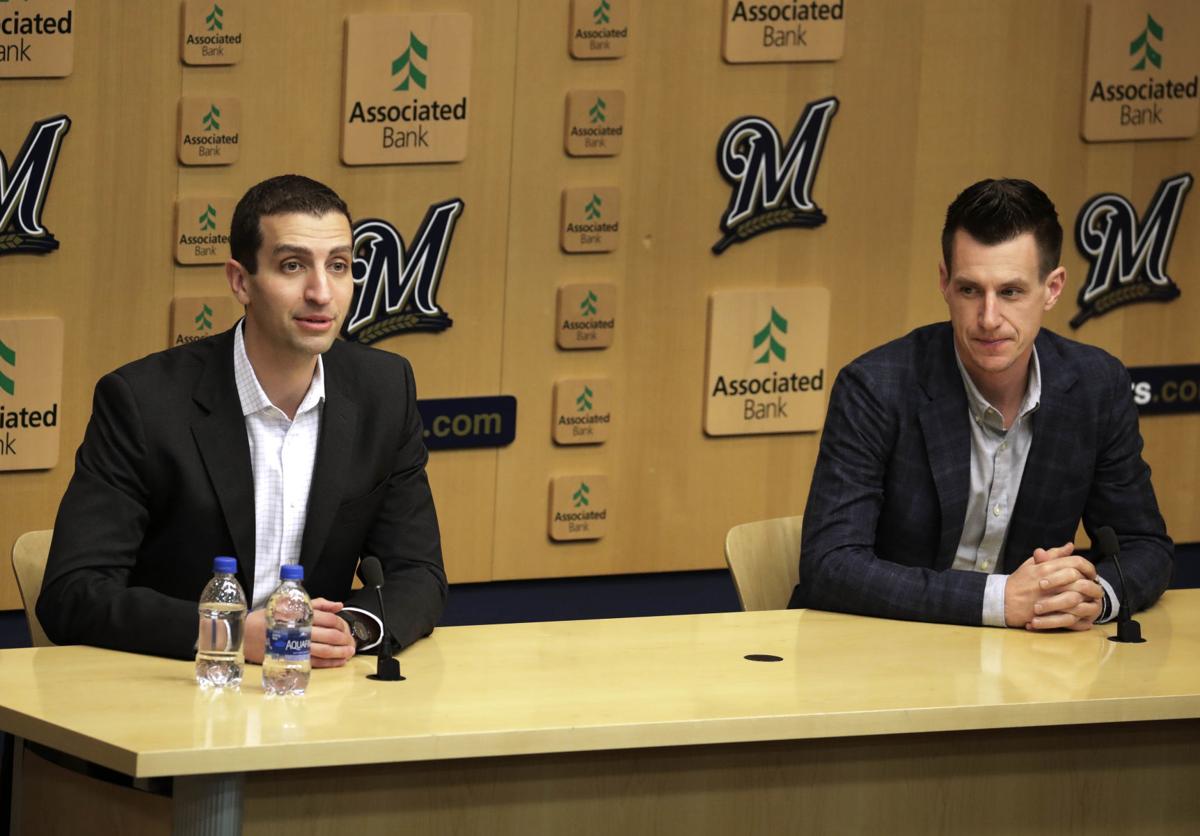 David Stearns, Craig Counsell, newser, Journal Sentinel photo