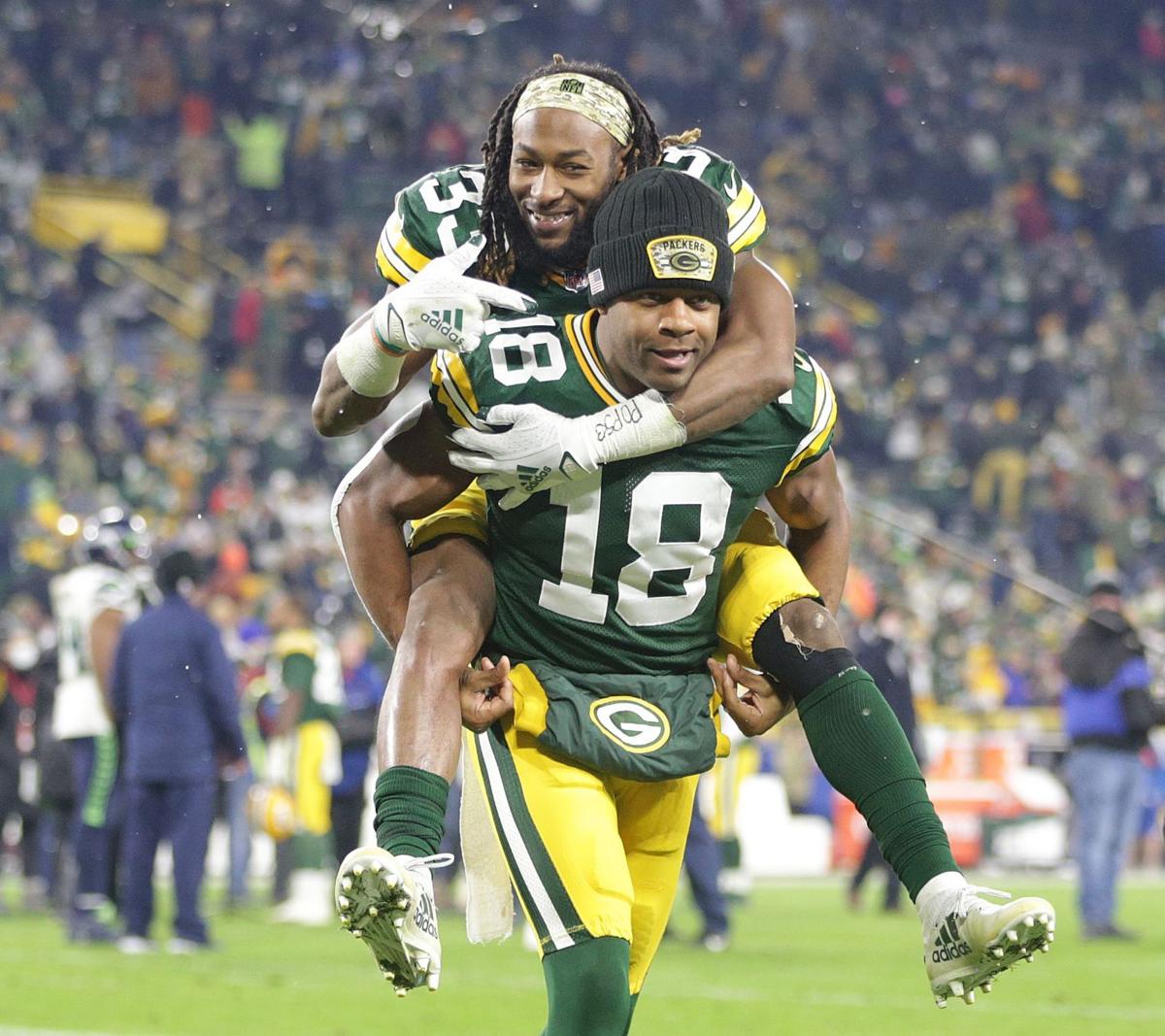 Green Bay Packers linebacker Chauncey Rivers (47) in action during the  first half of an NFL