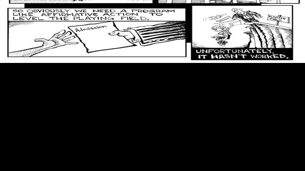 Hands Cartoon: Affirmative action | | madison.com
