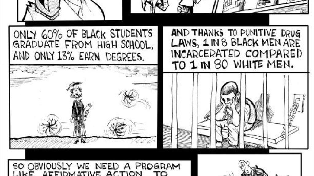Hands Cartoon: Affirmative action | | madison.com