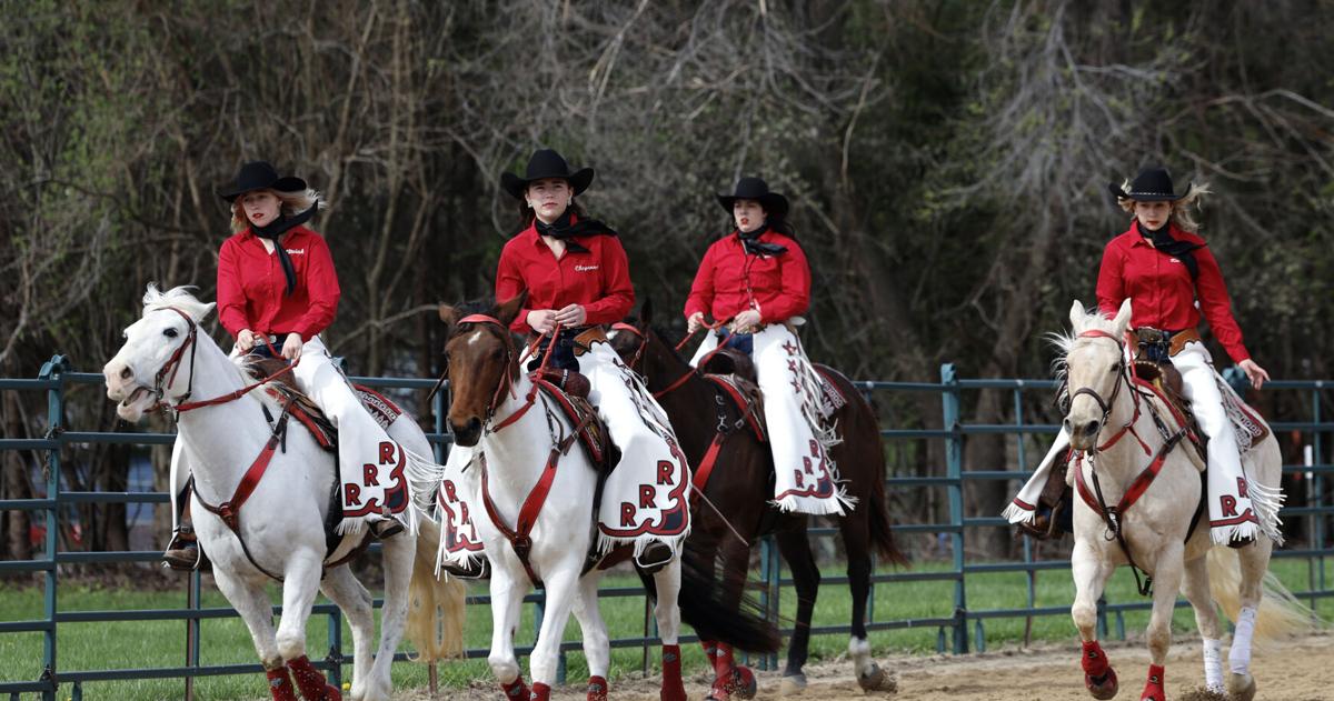 Riders and horses at the Midwest Horse Fair