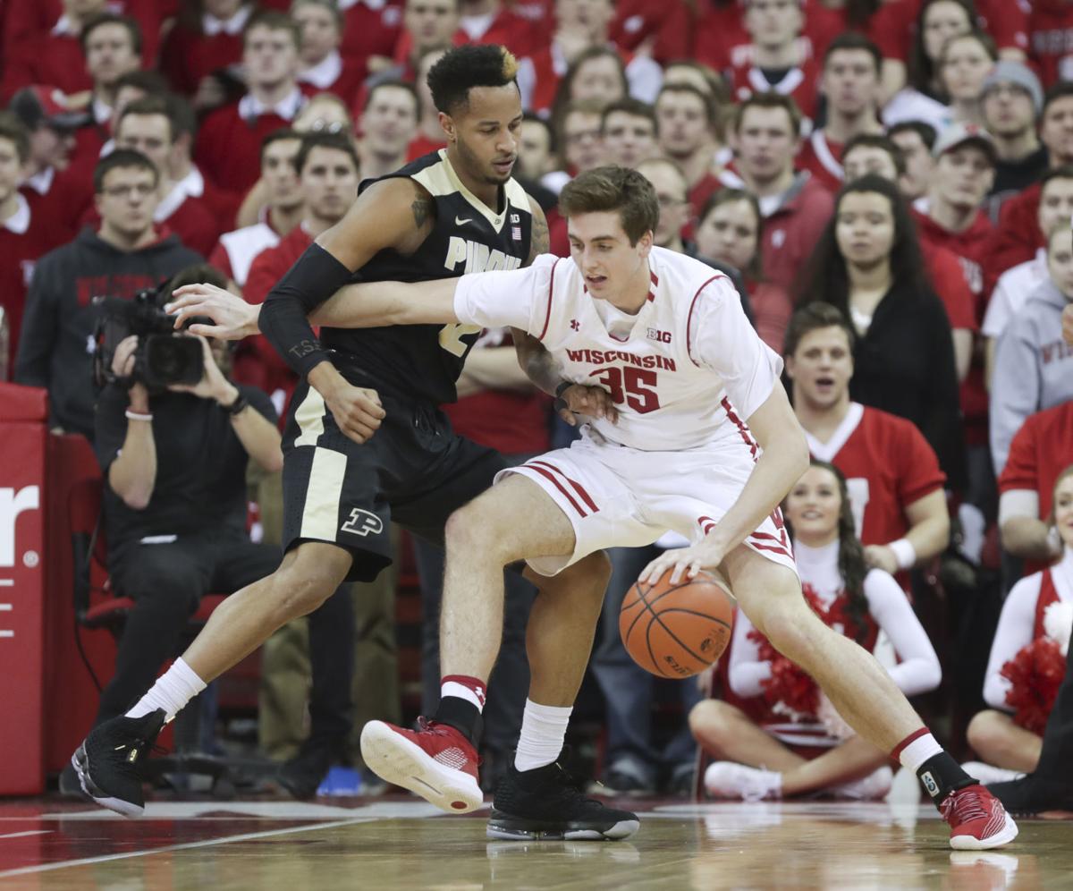 Wisconsin Badgers Give Fans More To Celebrate With Win Over Purdue Boilermakers Wisconsin Badgers Men S Basketball Madison Com