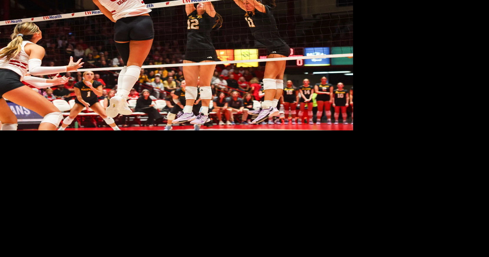 Wisconsin volleyball game story vs. Milwaukee