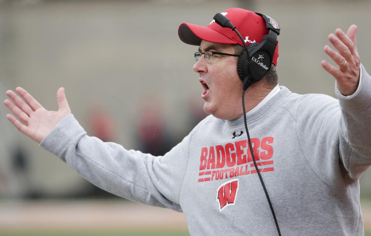 Chryst-addressing team after practice