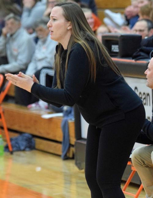 Sauk Prairie coach Amber Fiene