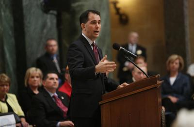 Scott Walker GAB signing