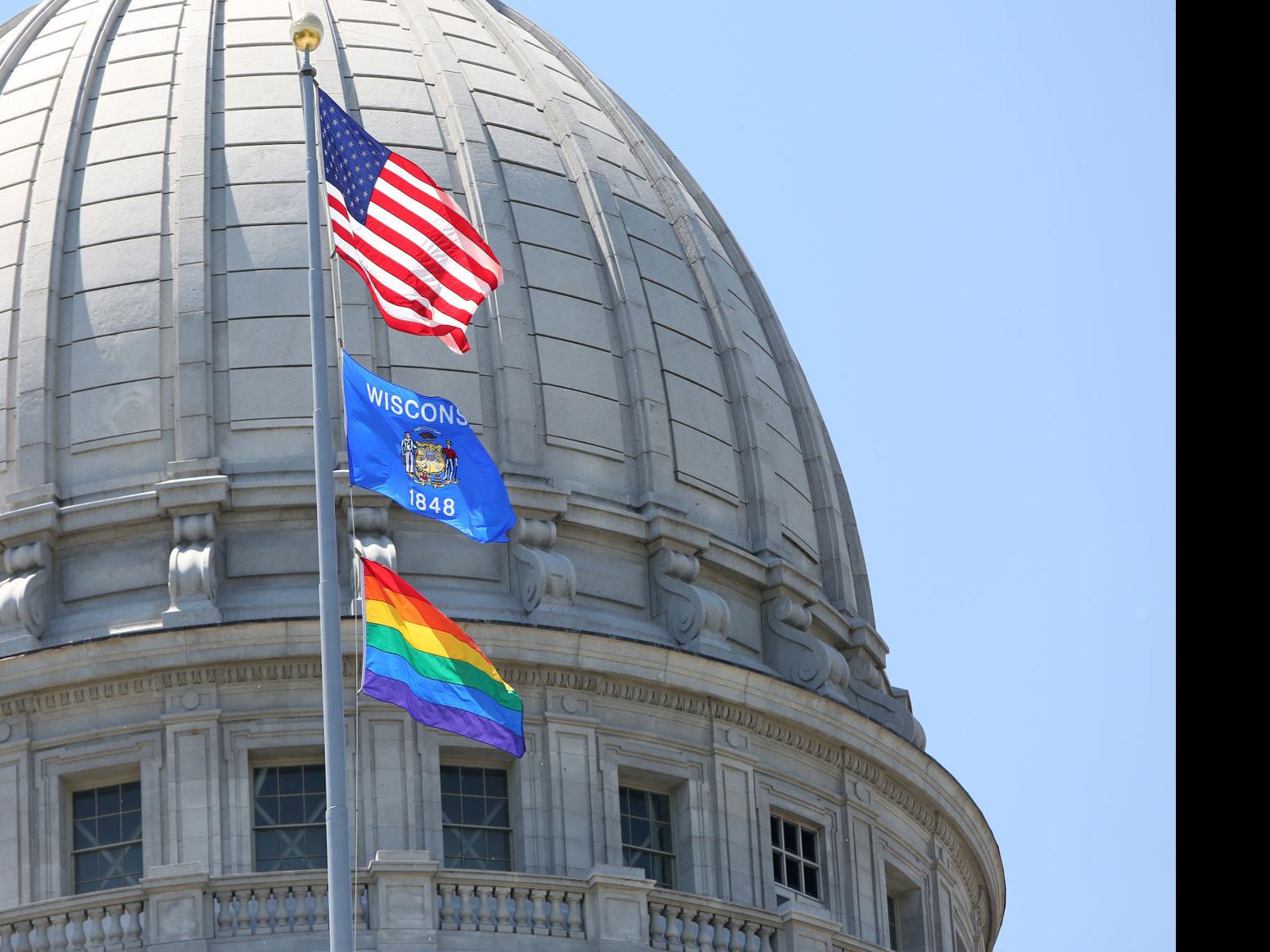 Wisconsin Republican Lawmaker Calls Evers Decision To Fly Rainbow