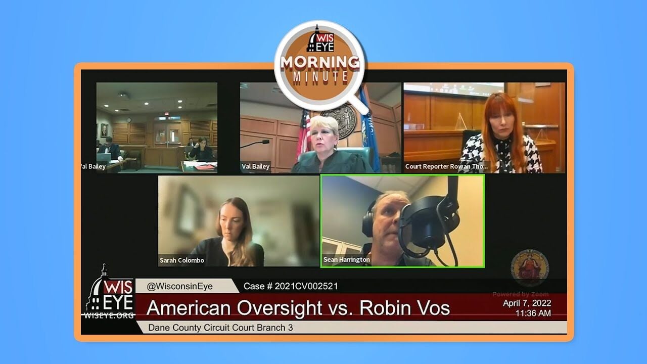 WisEye Morning Minute: American Oversight Vs. Robin Vos