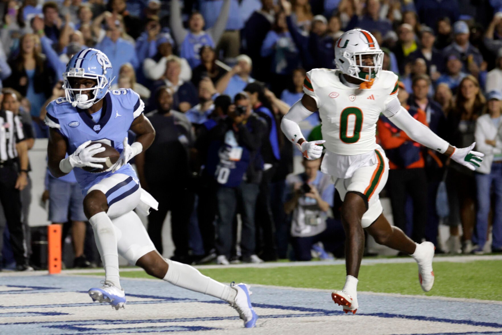 Devontez Walker's Three Touchdowns Lead UNC To Victory Over Miami - BVM ...