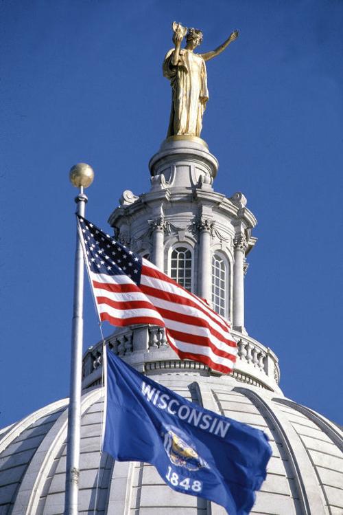 Capitol with Flag