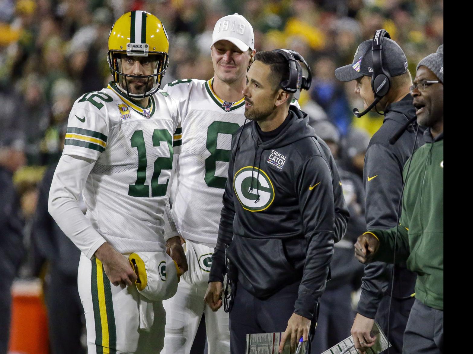 Turning Page To Year 2 Of His Playbook Packers Coach Matt Lafleur Eager For More With Aaron Rodgers Pro Football Madison Com