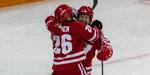 Daryl Watts sets up Casey O'Brien for OT goal as Badgers rally from slow start