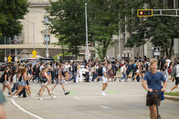 A first day of classes, full of motion