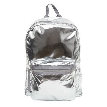 Cynthia Rowley Silver Backpack--NEW WITH TAGS 