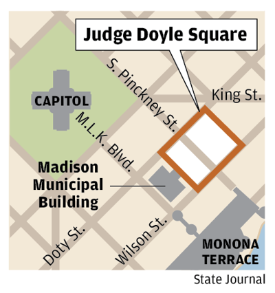 Judge Doyle Square map