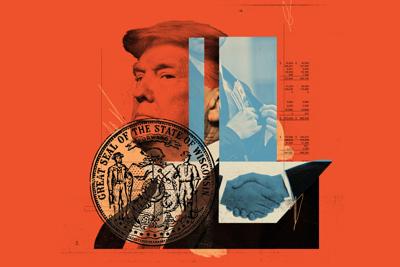 Trump Faustian deal illustration