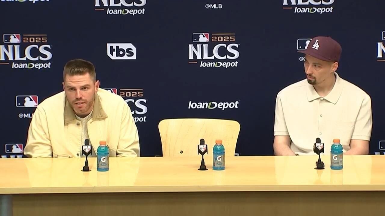 'We're obviously feeling pretty good': Dodgers delighted to take Game 1 of NLCS