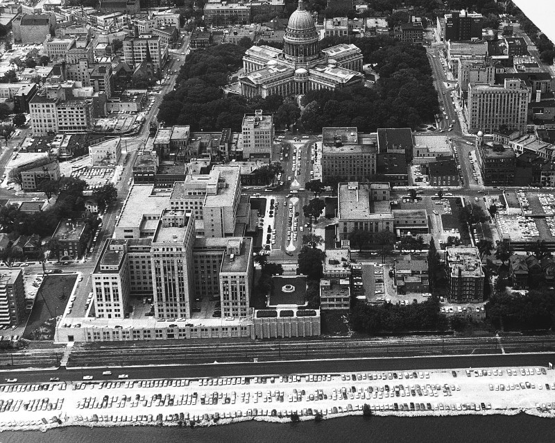 Aerial views of Madison