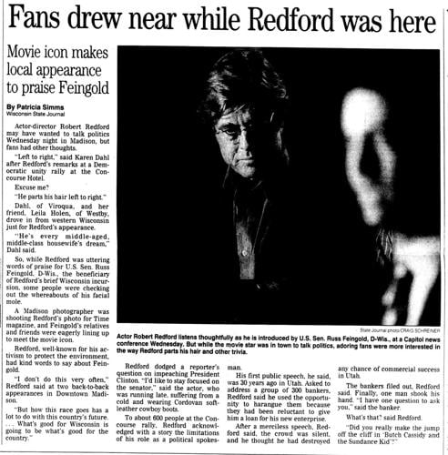 Captivating Why ‘the Madison’ Is Dedicated To Robert Redford Image Concept