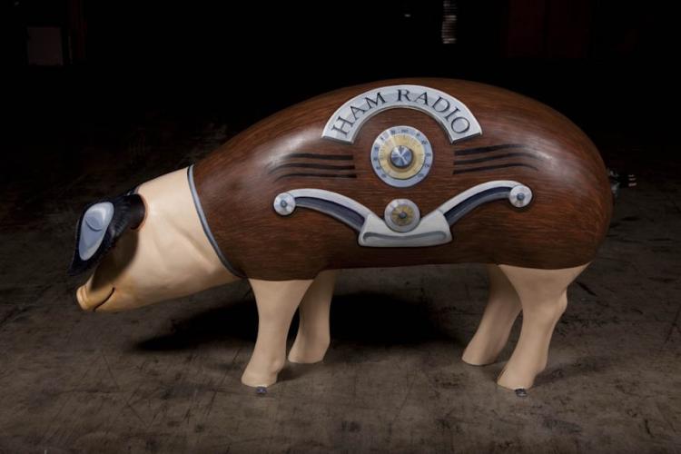 Off the Wall Fiberglass zoo animals featured at Art Zoobilee