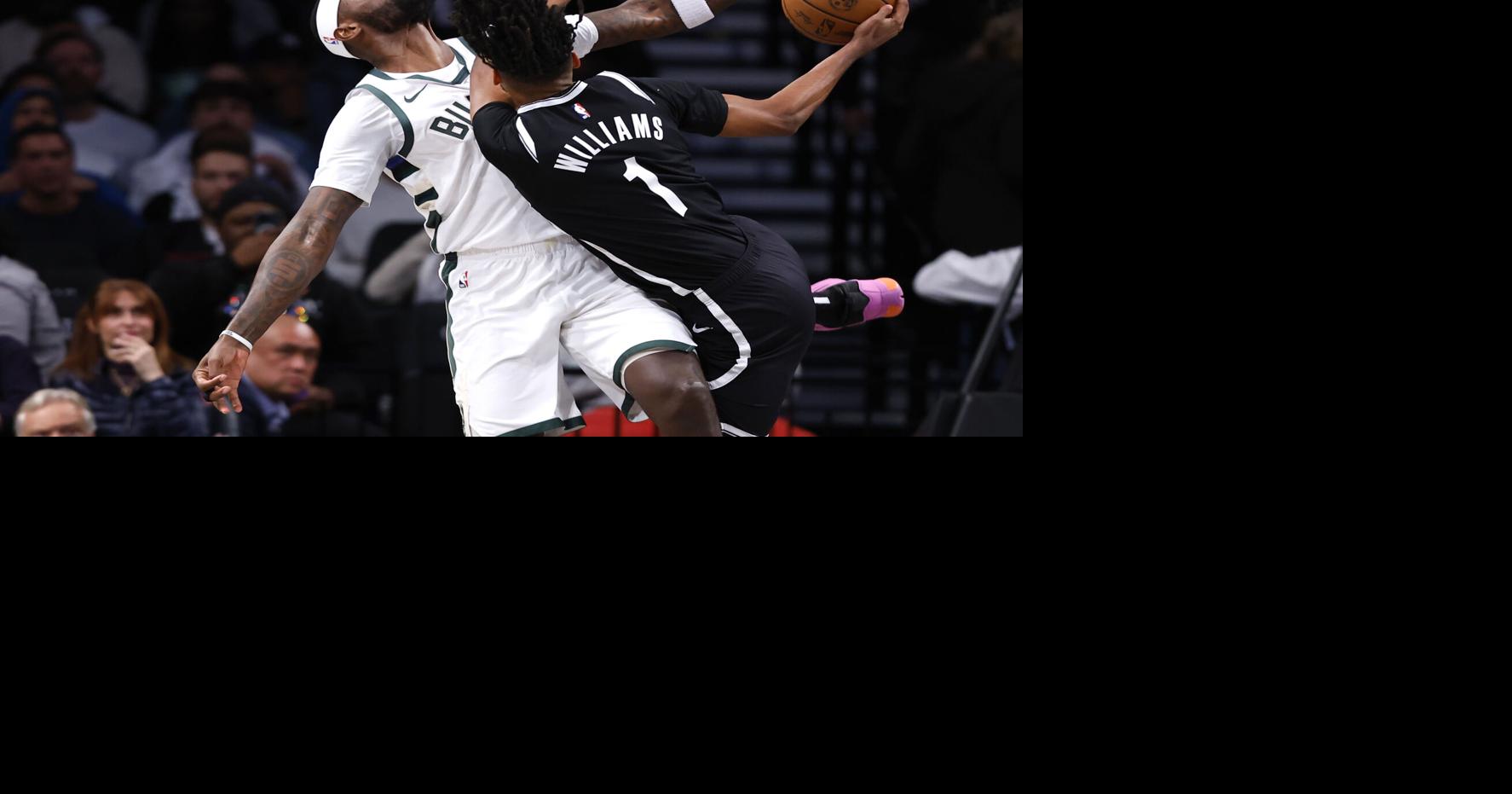 Bucks' defensive woes continue in loss at Brooklyn Nets