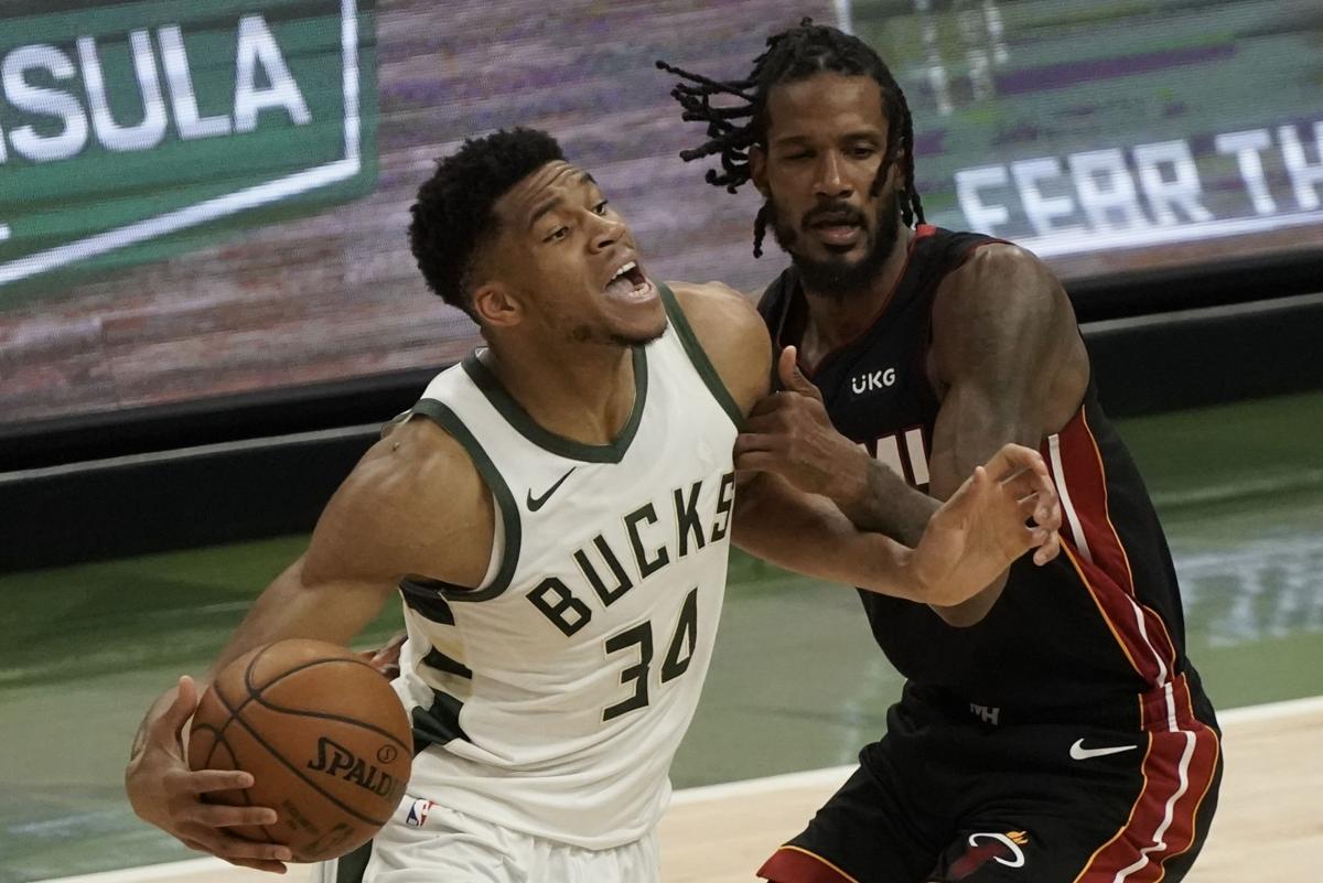 Bucks Beat Heat Keep Hopes Alive For No 2 Seed In East Basketball Madison Com