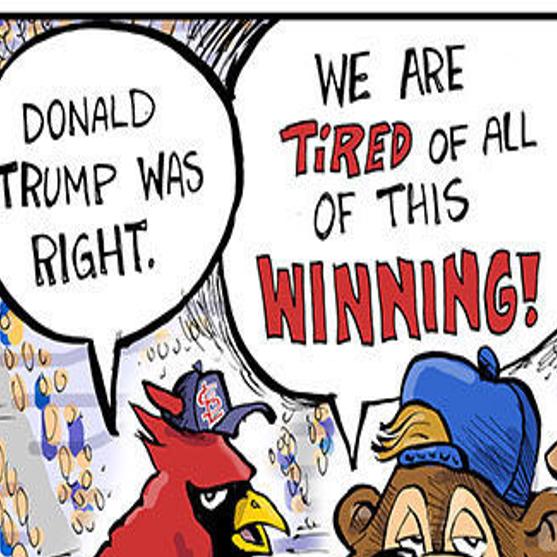Hands On Wisconsin Cubs And Cardinals Are Tired Of Winning Opinion Cartoon Madison Com