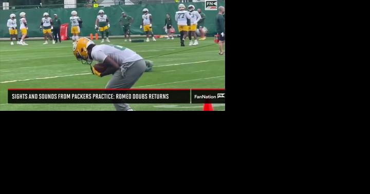 Sights and Sounds from Green Bay Packers Practice: Romeo Doubs Returns