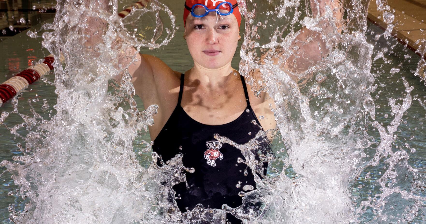 Wisconsin's Phoebe Bacon wins her second 200-yard backstroke - Vimarsana News