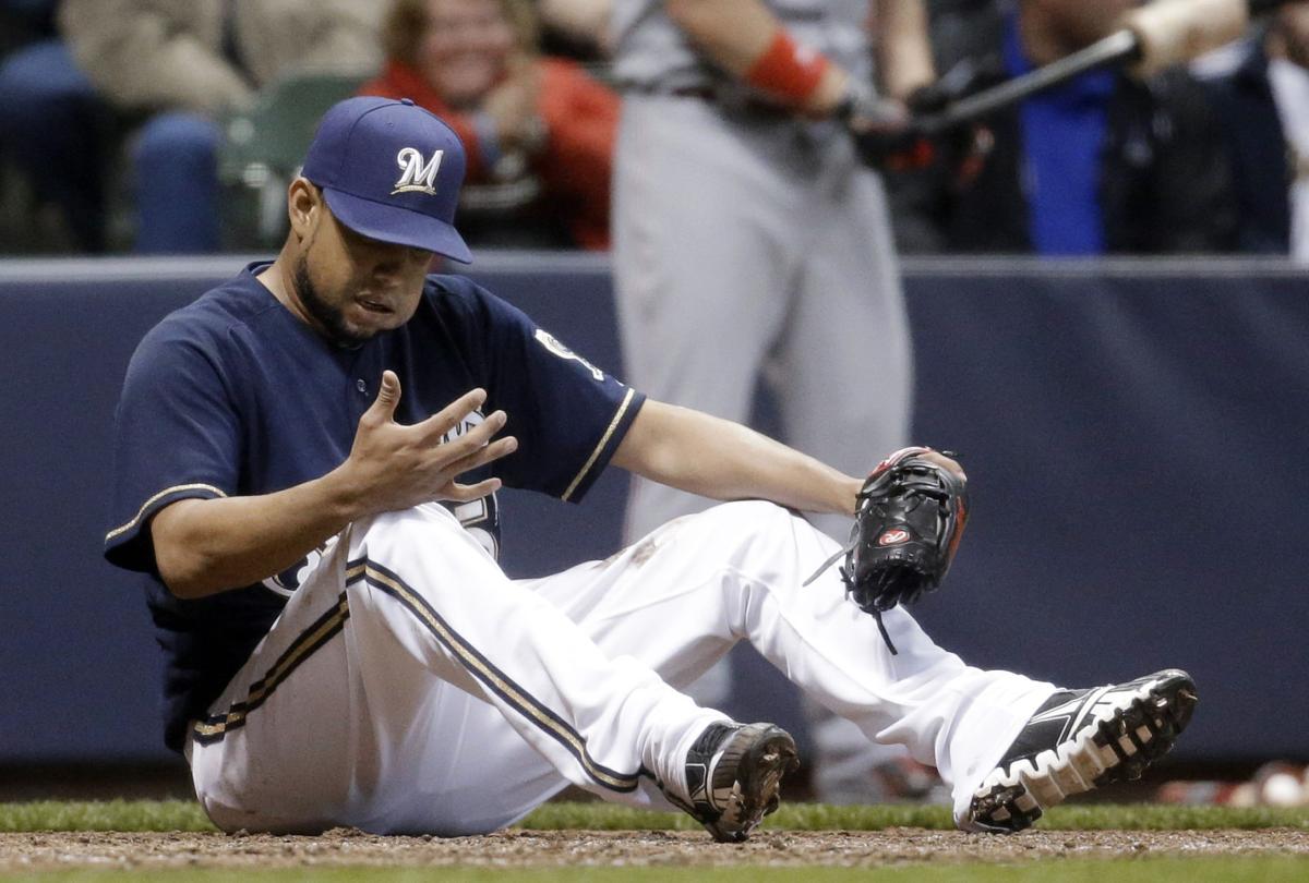 Brewers Francisco Rodriguez S Wild Pitch Gives Reds Victory Major League Baseball Madison Com