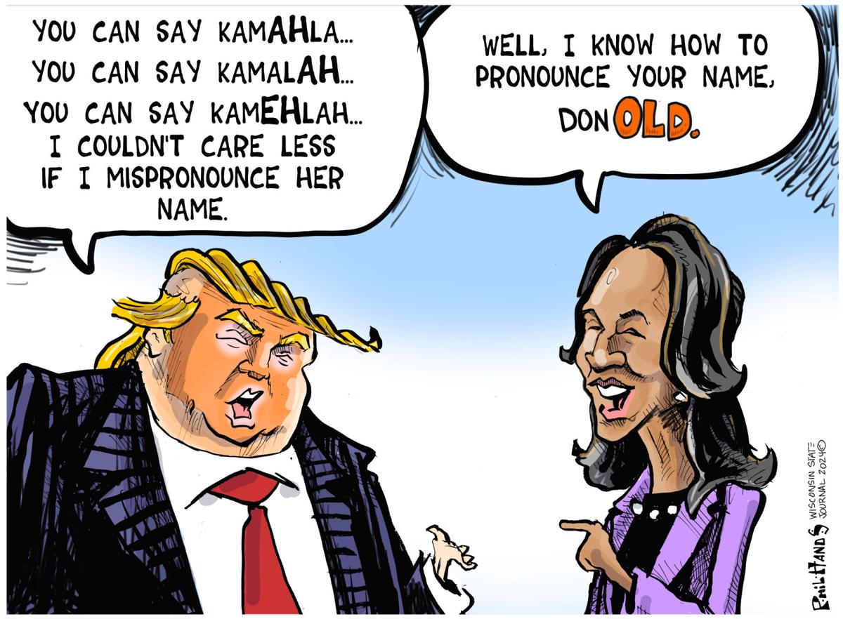 Hands on Wisconsin: &ldquo;Don-OLD&rdquo; — Kamala Harris knows how to 