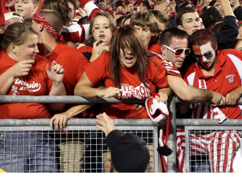 Campus Connection Big Win Scary Moment At Camp Randall Local Education Madison Com