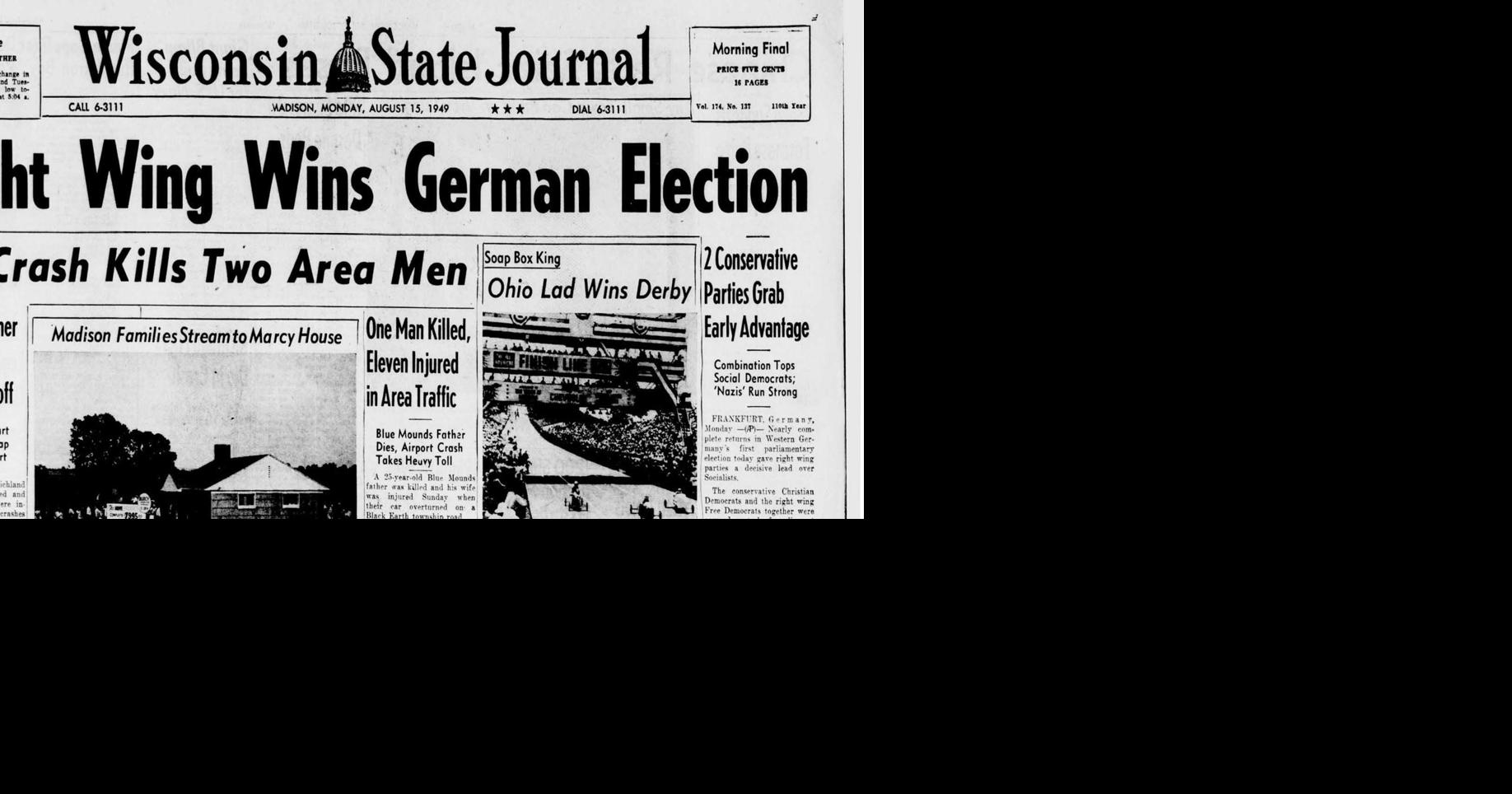 From the Archives Front Pages, Aug. 15