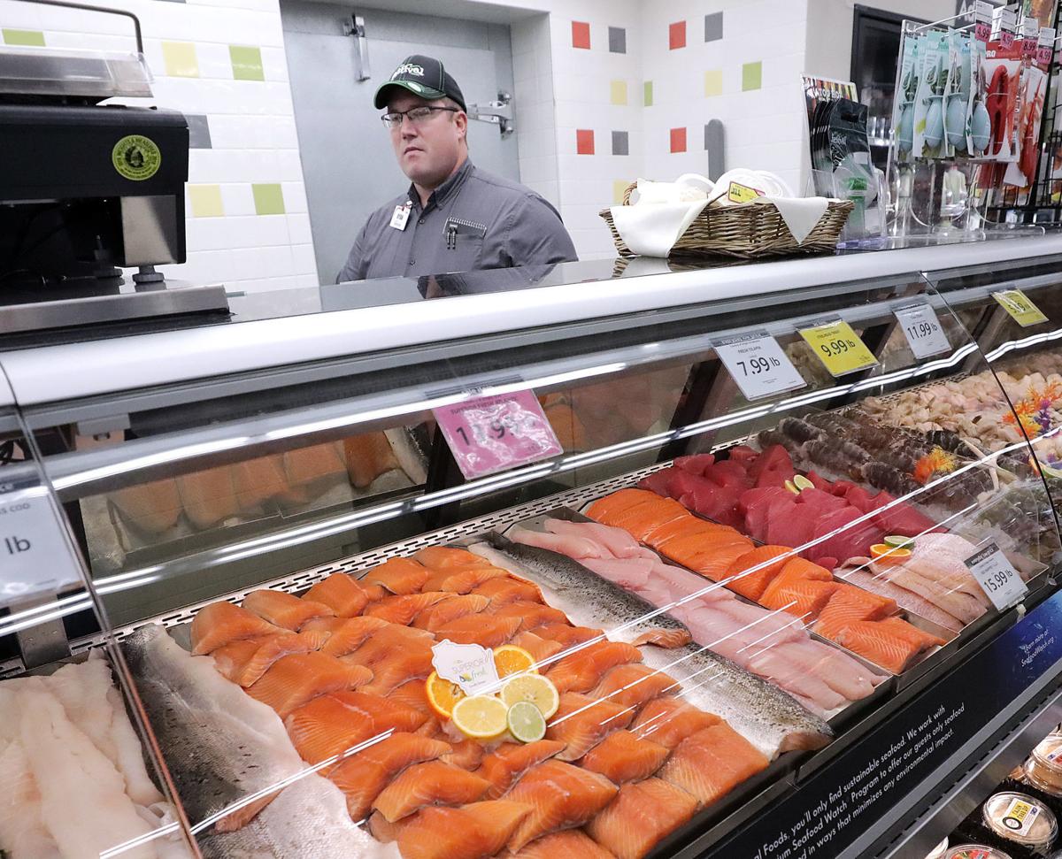 salmon in tanks, lettuce under glass disrupt the food