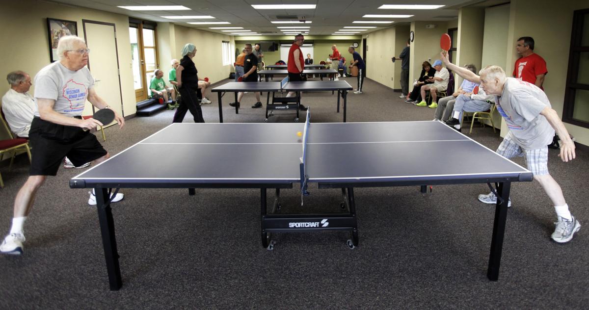 Senior ping pong