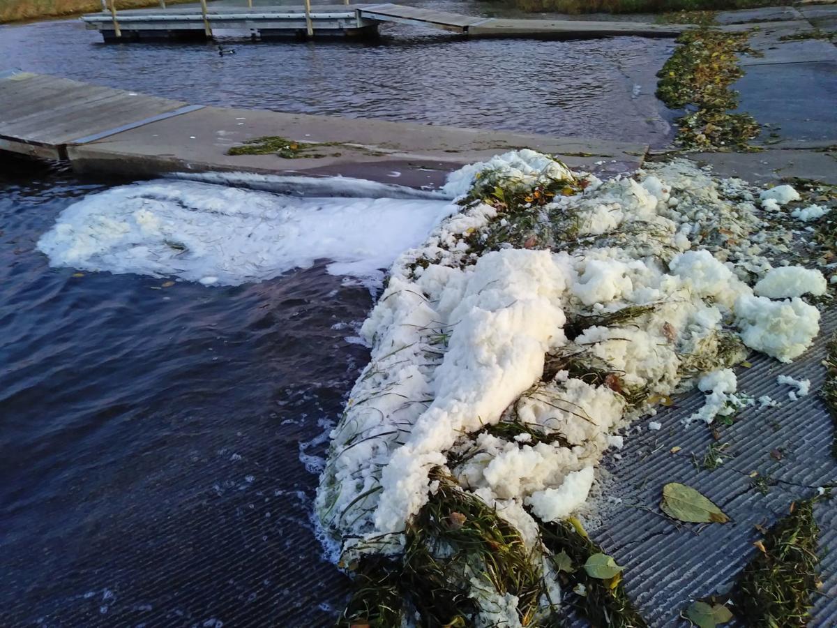 Foam on Starkweather Creek