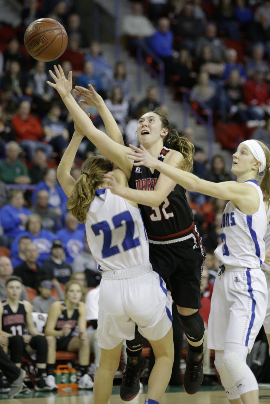 Wiaa Girls Basketball Marshall S Anna Lutz And Laura Nickel Are