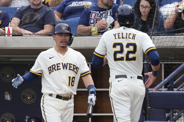 Brewers managing playing time for Rowdy Tellez, Keston Hiura