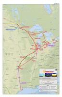 Enbridge liquid pipelines map North America 2014