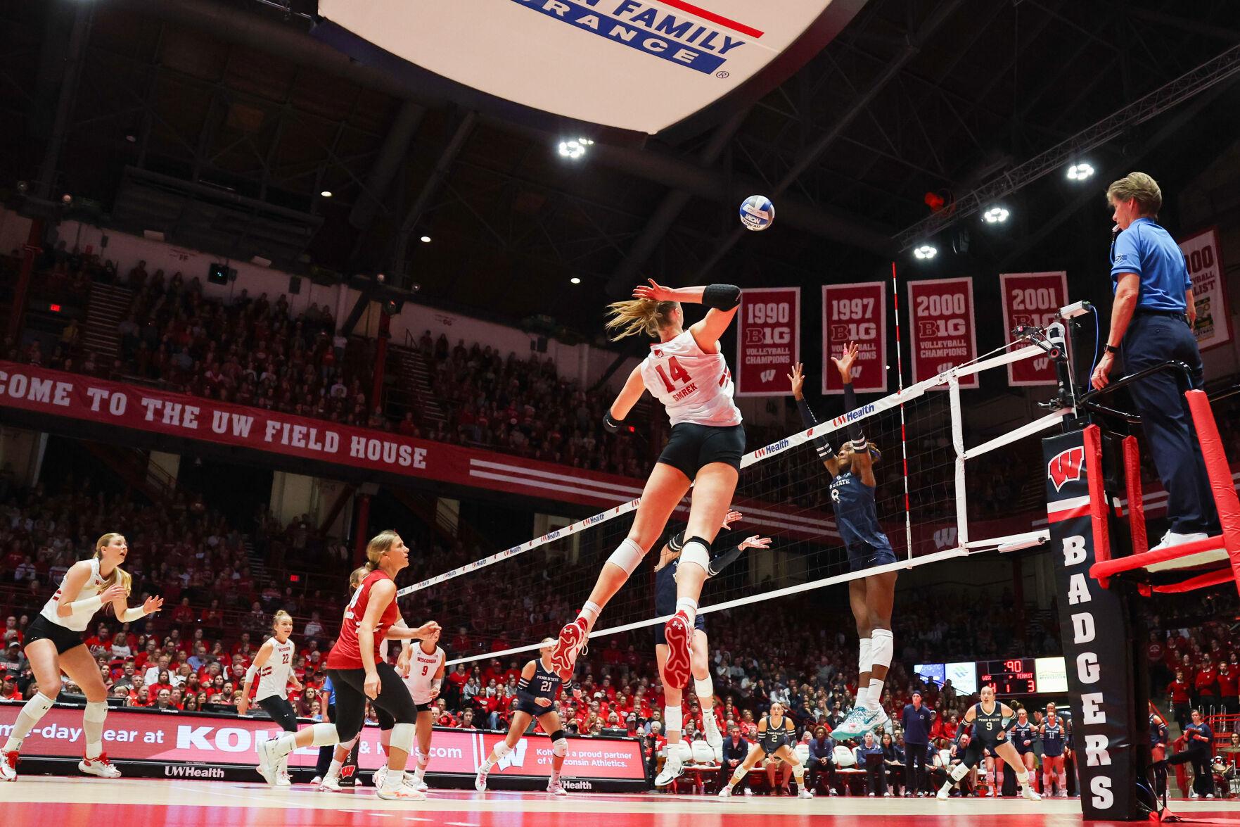 Polzin Anna Smrek's best version fuels Wisconsin volleyball