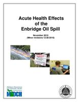 Michigan 2010 Acute Health Affects of Enbridge Oil Spill report