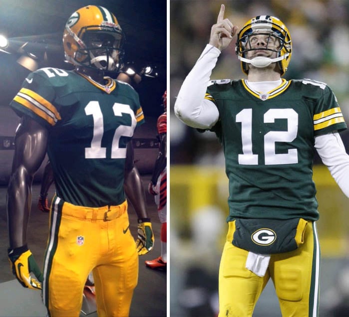 green bay packers new jersey