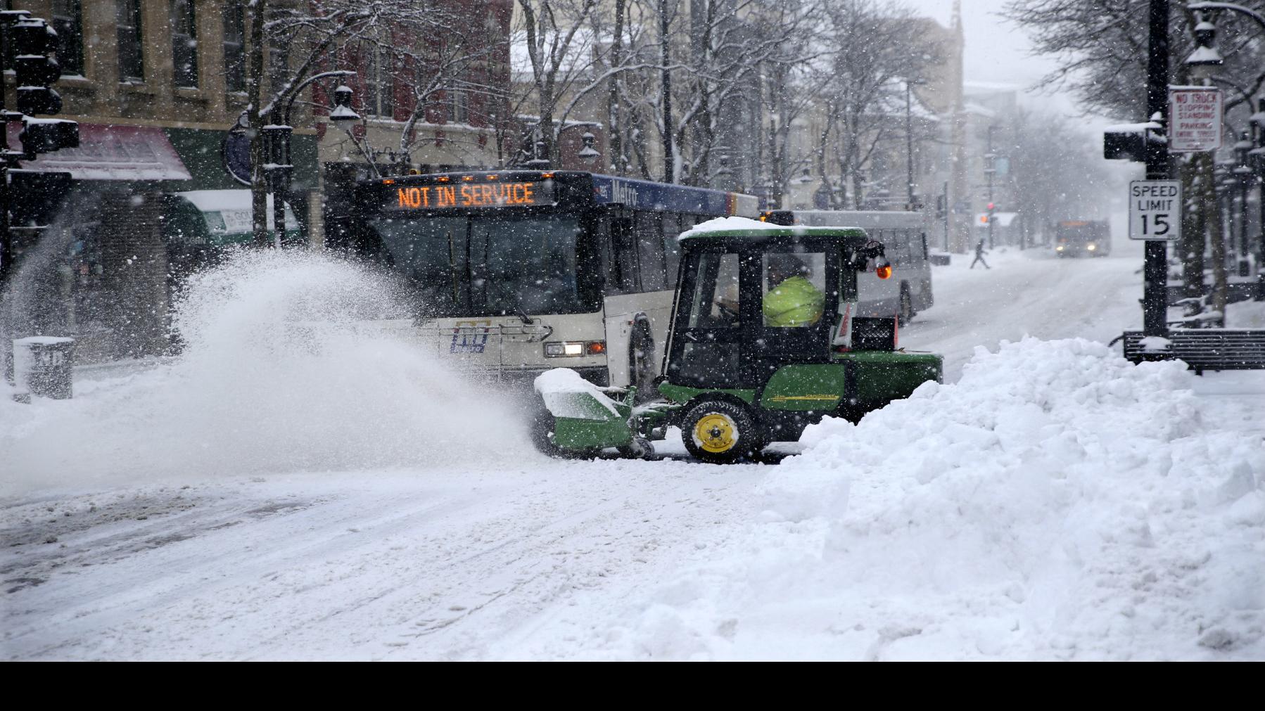 Plowing Of City S Streets Could Take All Day And Night Snow
