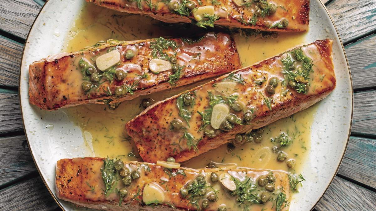 Saucy salmon: Piccata is a perfect match for this fish